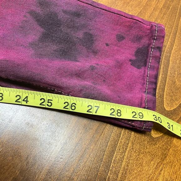 Levi's Custom Garment Dyed Marble Effect Hand Painted S37 Slim Jean Mens 30x30 - Picture 11 of 14